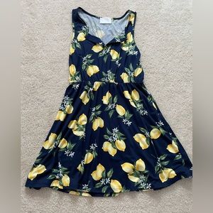 Lemon print dress